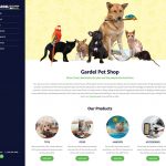 Gardel Pet Shop Website Design